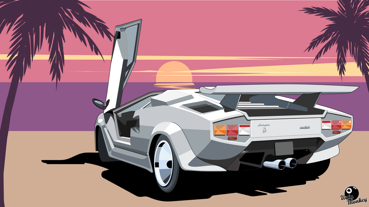 Countach 2 Lamborghini Countach v2 with Animation by Ugly-Monkey on DeviantArt