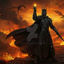 Sauron in the land of Mordor