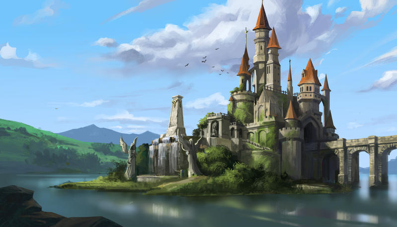 a castle by sunyilin0327 on DeviantArt