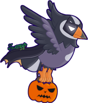 The Dark Starly (Halloween Commission)