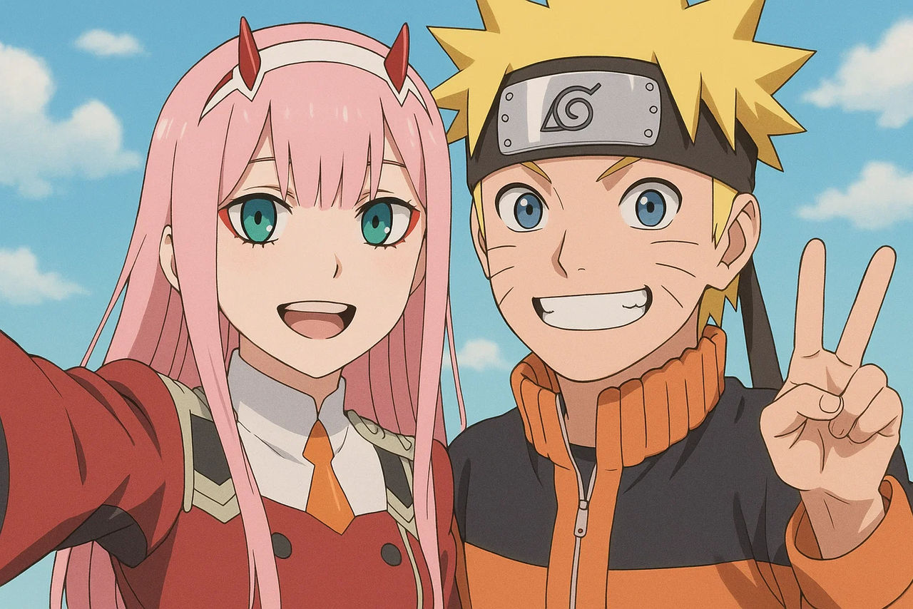 Zero Two Cast Zero Two and Naruto selfie by Kevinsoon on DeviantArt