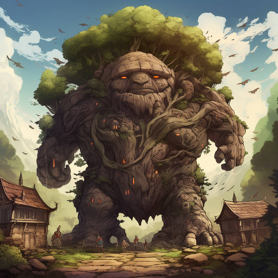 Tree Golem huge tree golem by ArtFromBabylon on DeviantArt