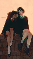 Hermione and Pansy