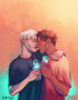 wallpapers Kiss Boyfriend Drarry Fanart explore the best drarry art deviantart