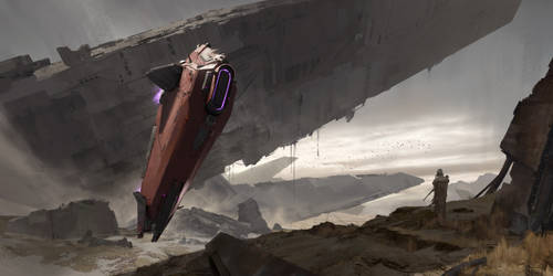 SpaceShip Concept art 02