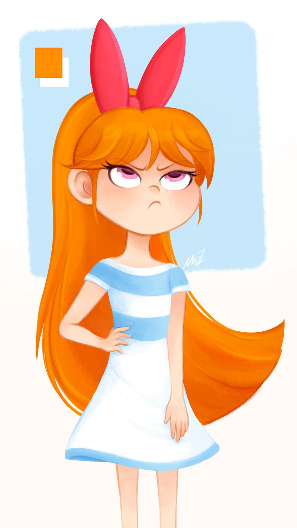 Blossy Blue by Mn27 on DeviantArt