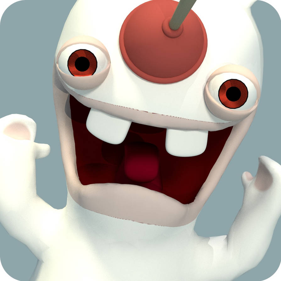 Earless Raving Rabbid Raving Rabbids by twitte0king on DeviantArt