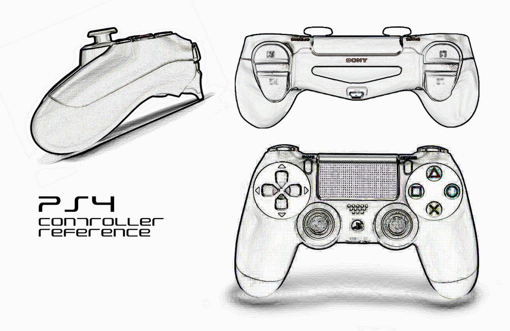 Ps4 Controller Imagine Ps4 controller refence... by twitte0king on DeviantArt