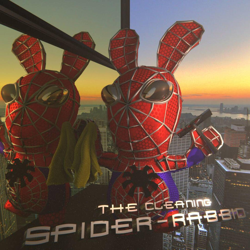 thw cleaning spider-rabbid! by twitte0king on DeviantArt