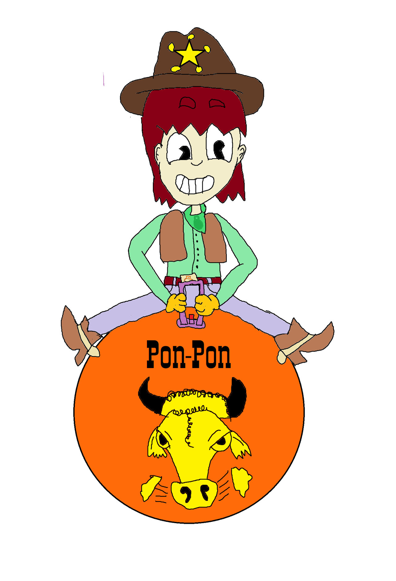 SomethingYaNo7 Bounces on a PonPon skippybal by itetpirsonicfan on ...