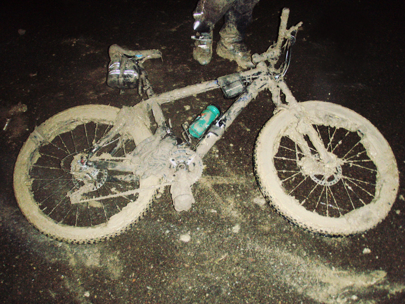 Ramon's Bike - a little muddy