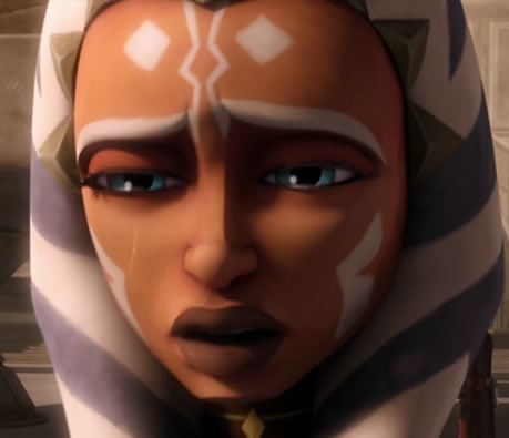 Ahsoka crying