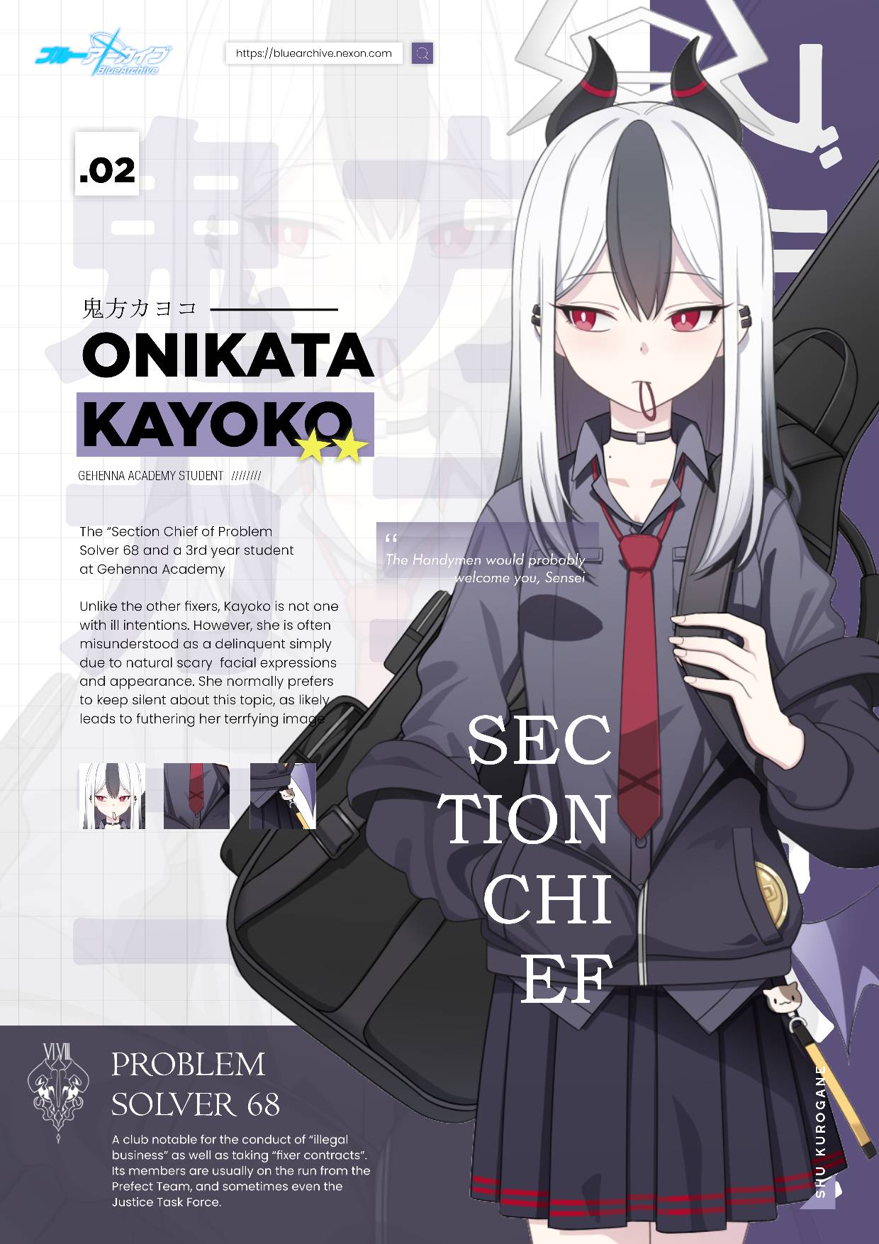 Onikata Kayoko - Problem Solver 68 (Blue Archive) by mrshu20 on DeviantArt