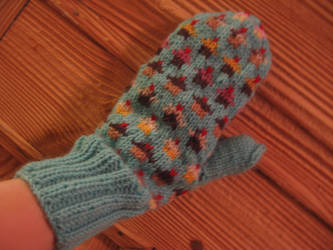 Cupcake mittens