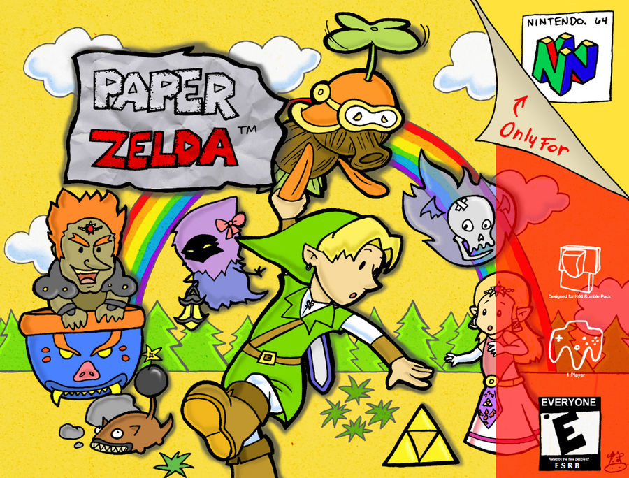 Paper Zelda by HapyCow