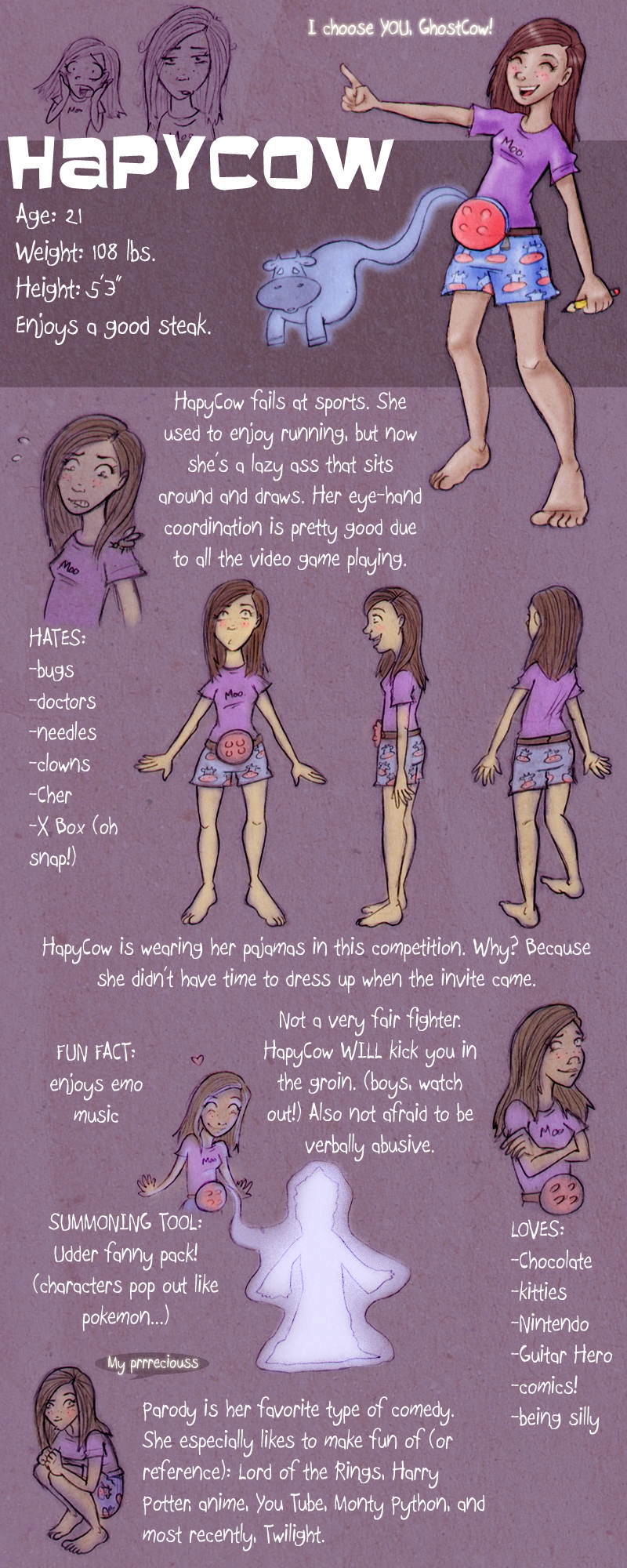 HapyCow ref sheet