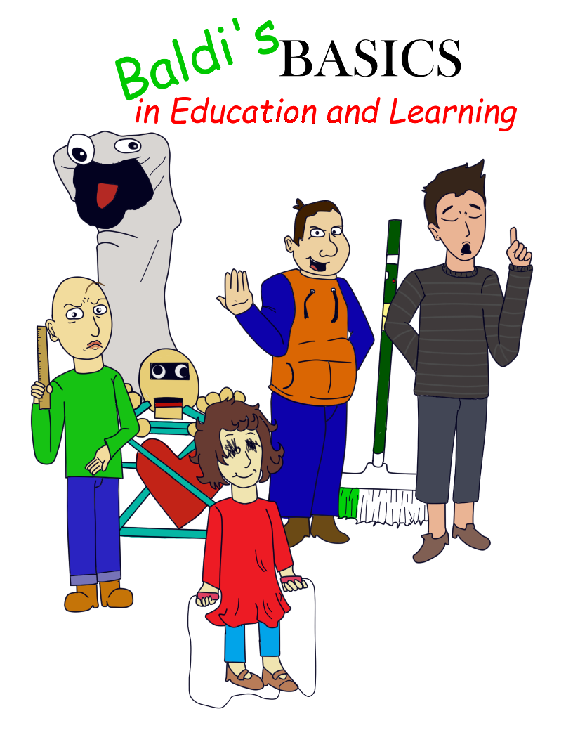 Free: Baldi's Basics in Education & Learning Video Games Drawing Image  Illustration - baldi poster 