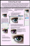 How to colour an eye by Monarda