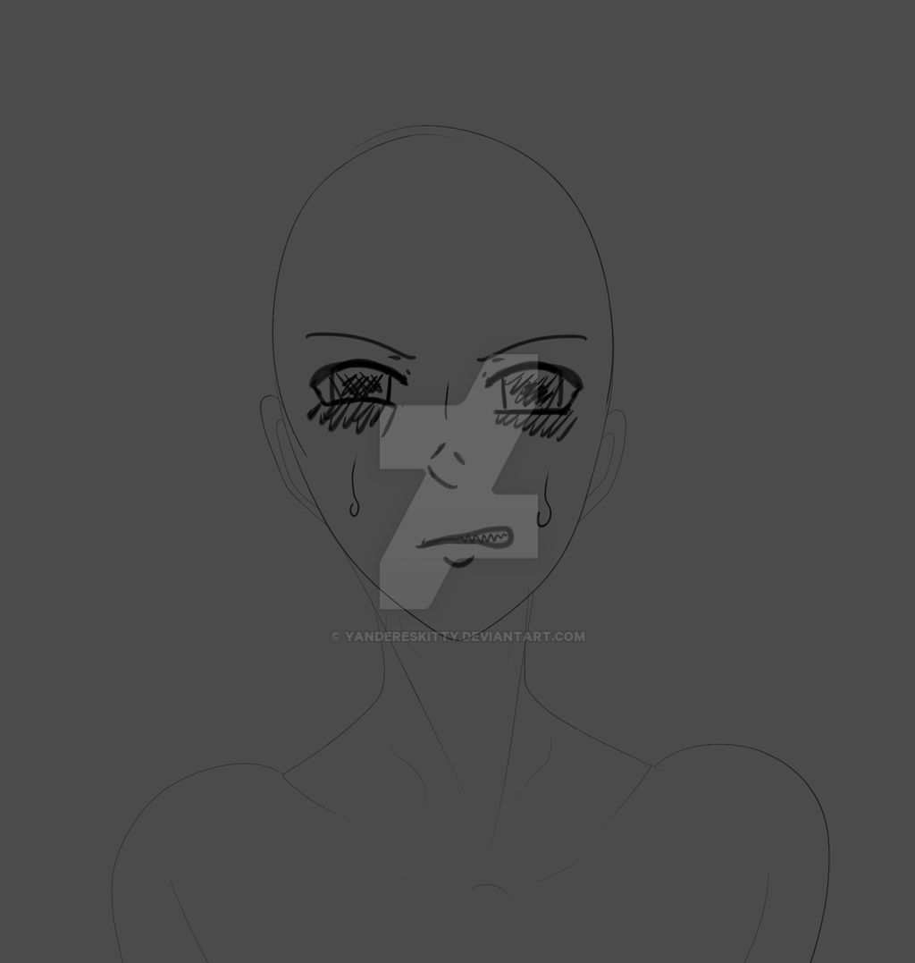 Angsty Base ::Angry Girl Base:: by YandereSkitty on DeviantArt