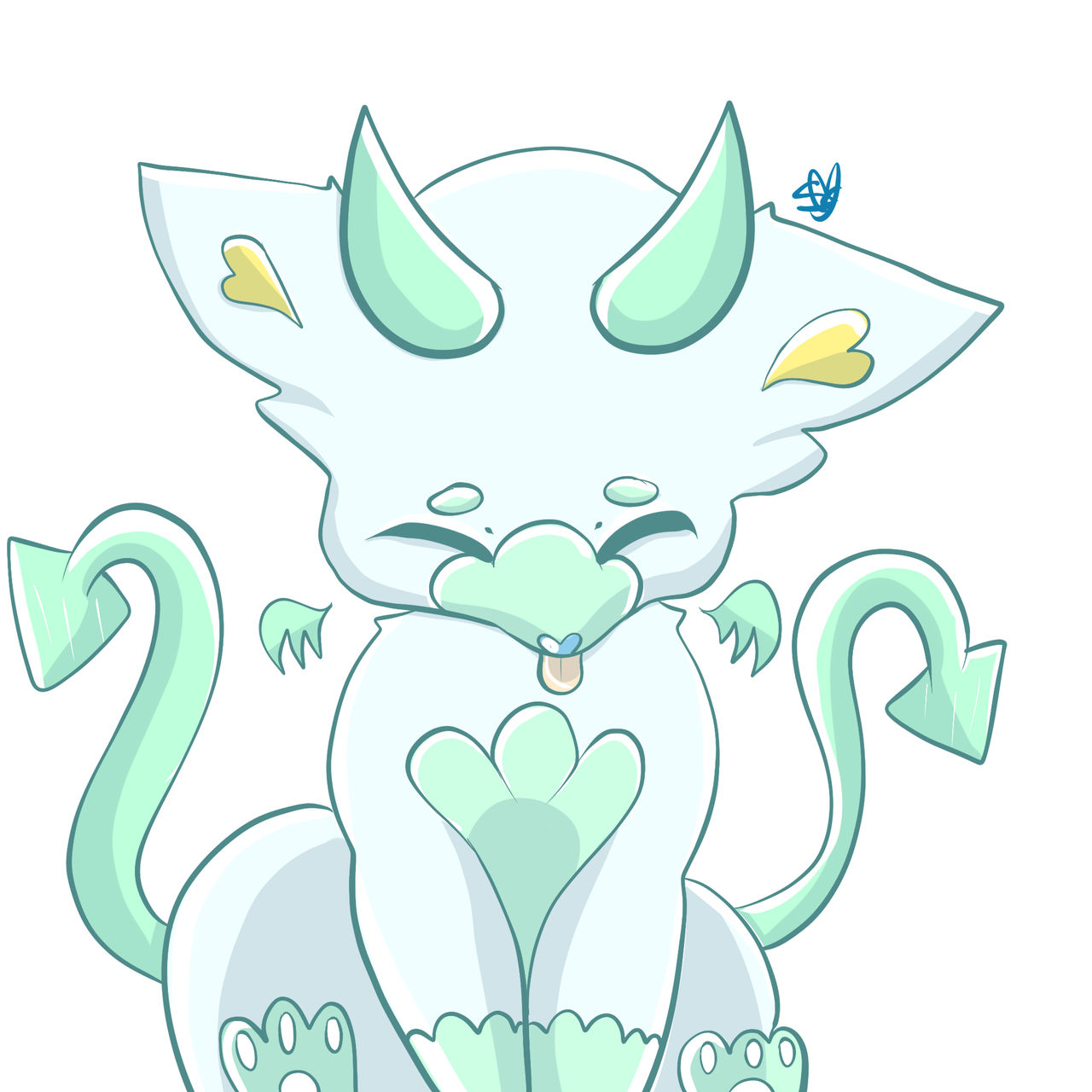 ::Cute Blue Wolf:: by YandereSkitty on DeviantArt