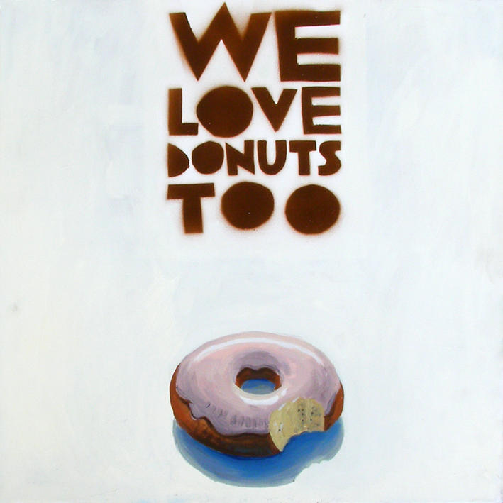 WE LOVE DONUTS TOO