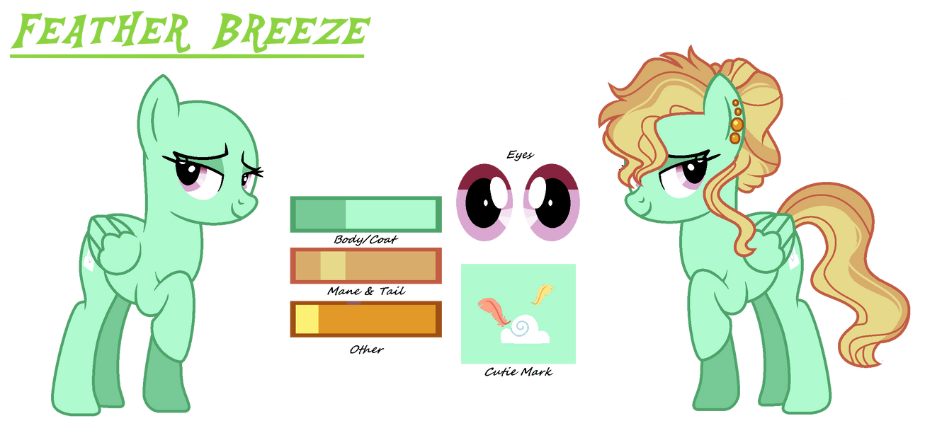 Feather Breeze MLP Reference by PastelTheKittyPaints on DeviantArt