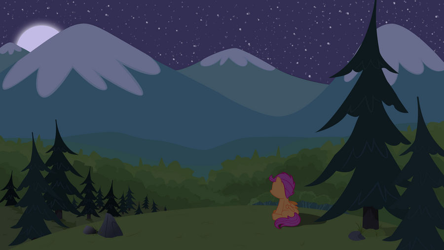 Scootaloo's Alpine Night