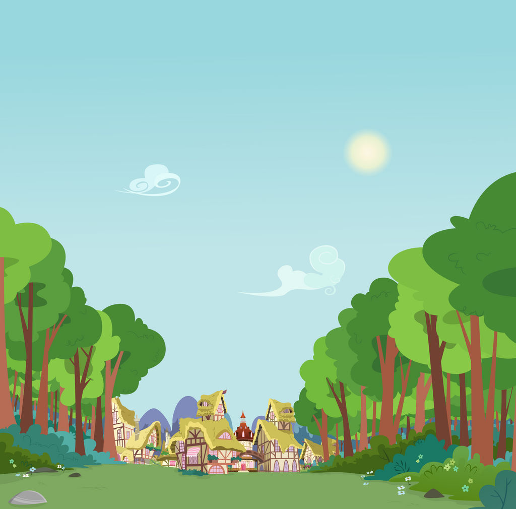 Outside Ponyville by BonesWolbach