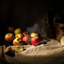 Still life with apples I