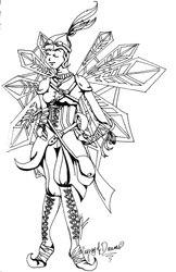 Toothiana Steampunk Design b/w