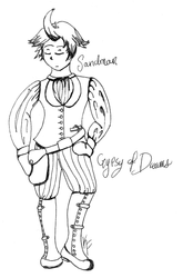 Sanderson Mansnoozie Steampunk Design b/w