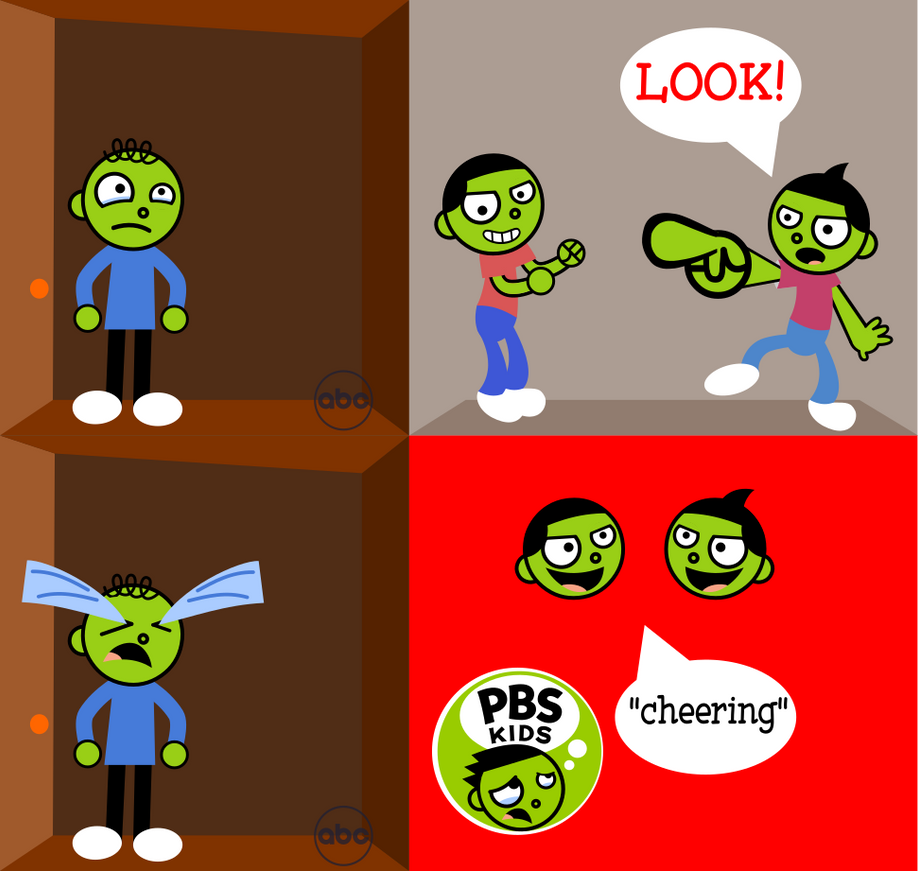 PBS Kids Comic Estuardo Crying on ABC by IsraelGallegos1Redux on