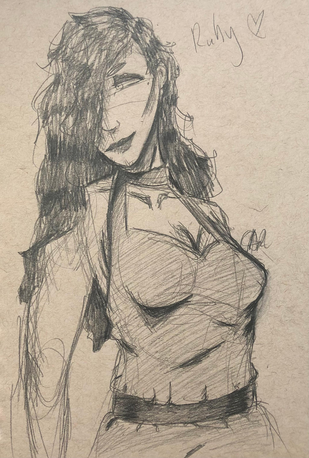 Ruby Hunter Scetch Ruby sketch by Mistressm00n on DeviantArt
