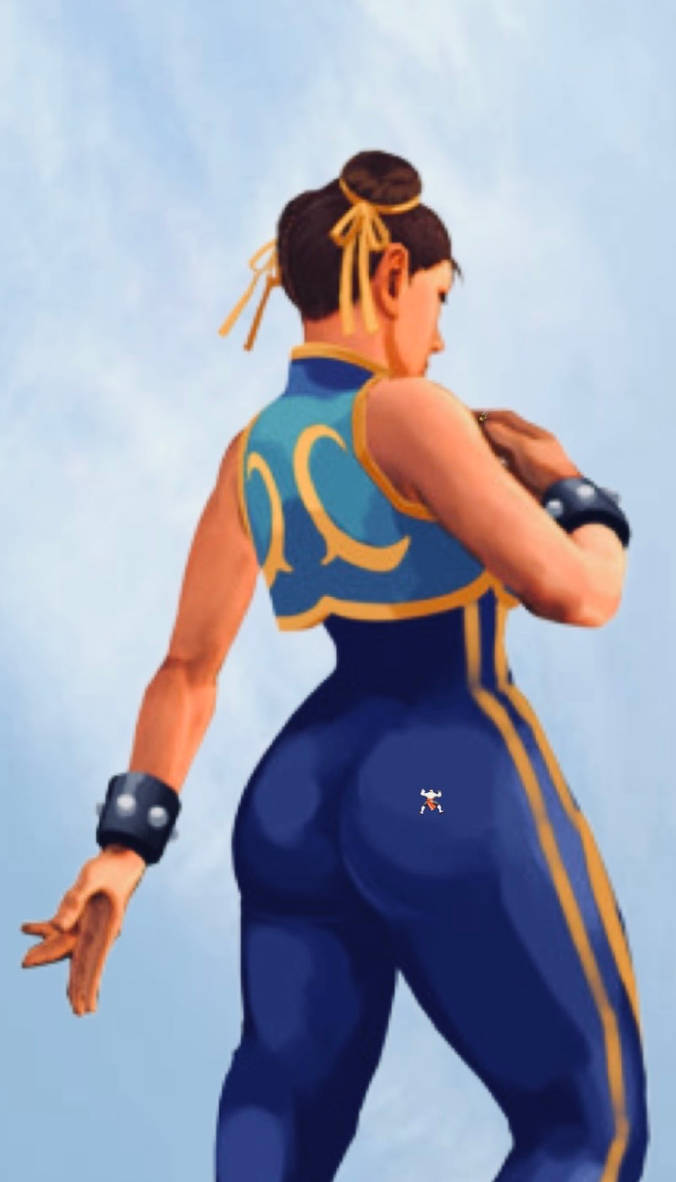 Chuin Li Gyatt Climbing up Chun Li by EdenianGiantess on DeviantArt