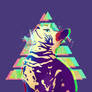 Vaporwave Cat