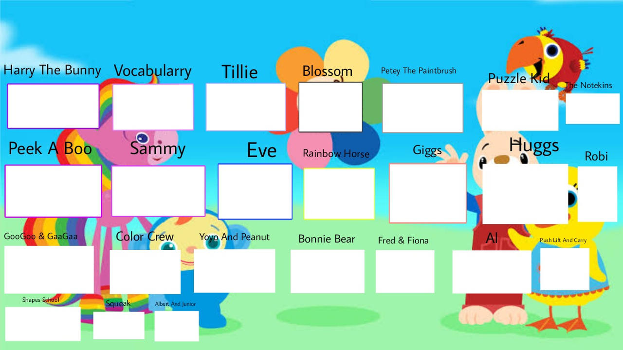 Characters From Baby First Babyfirst Tv Cast Meme by EireneDei on DeviantArt