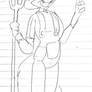 Foxtober 2023 day 5 make up Farmer