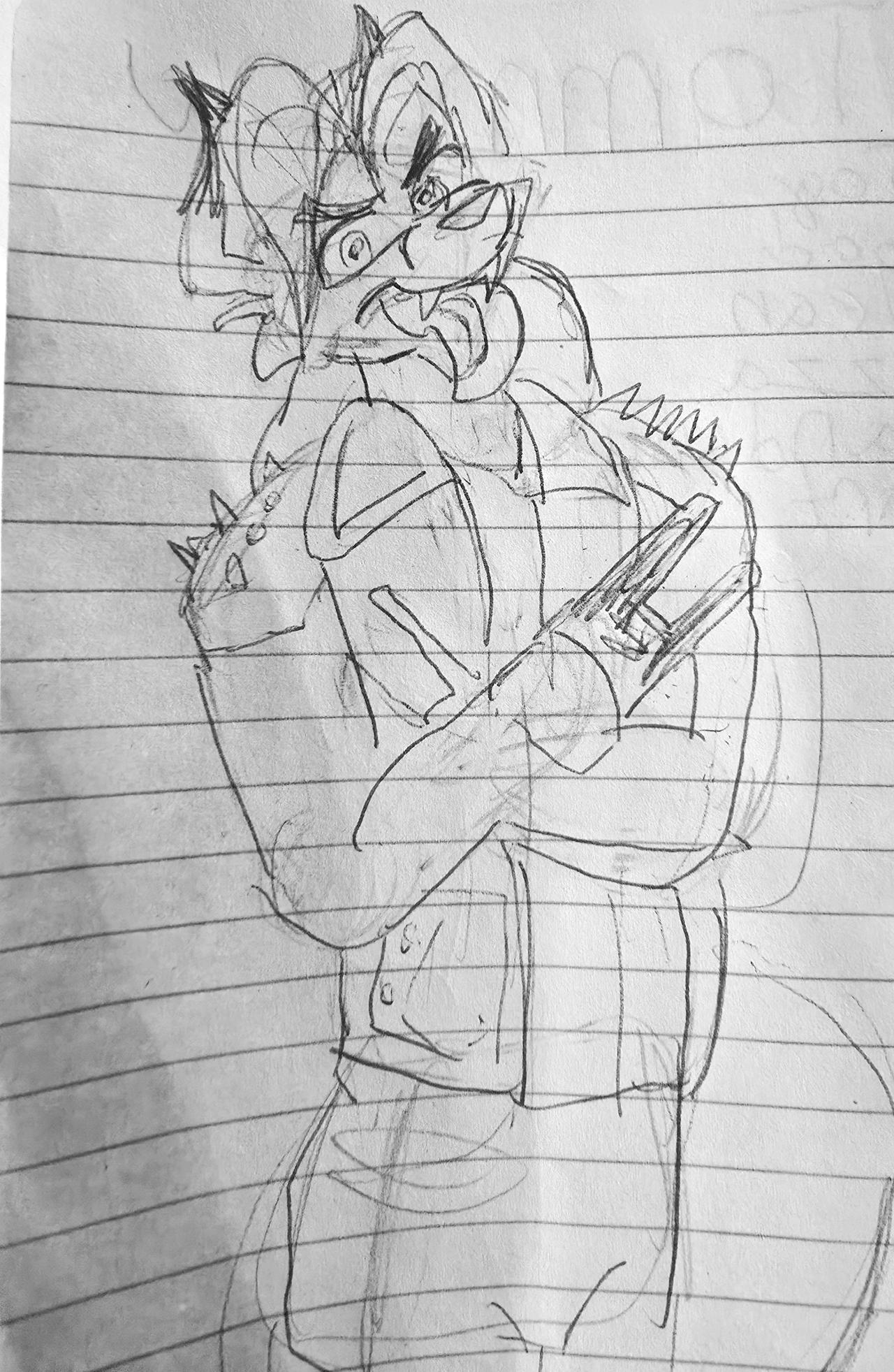 Foxtober 2023 Make up day 9 Metal head