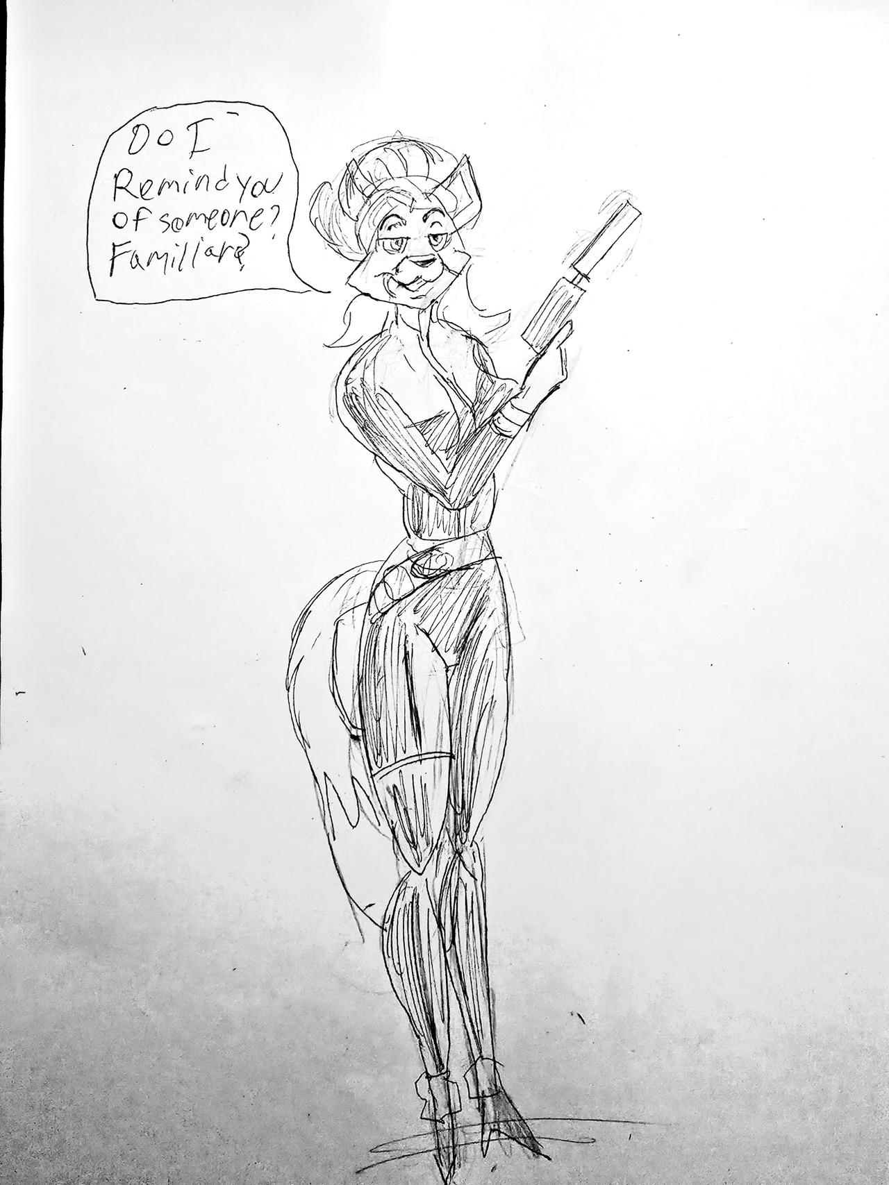 Foxtober Day 19 Femme Appeal.