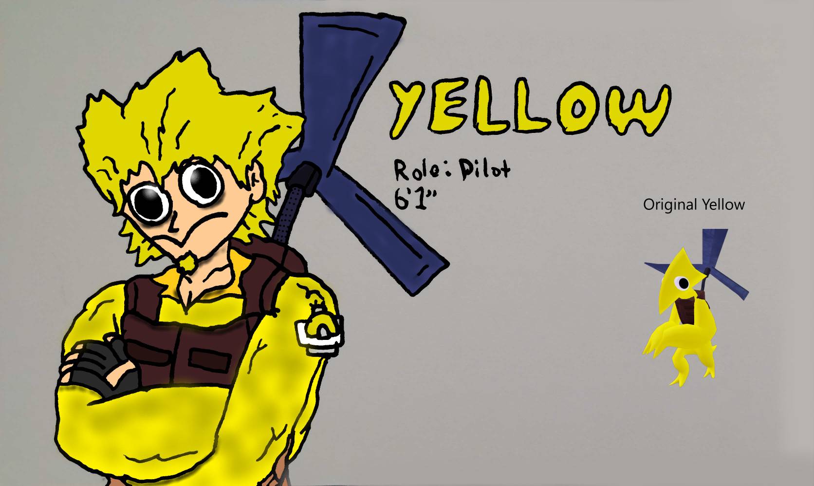 yellow rainbow friends by Uzi0380 on DeviantArt