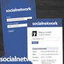 Social network business card
