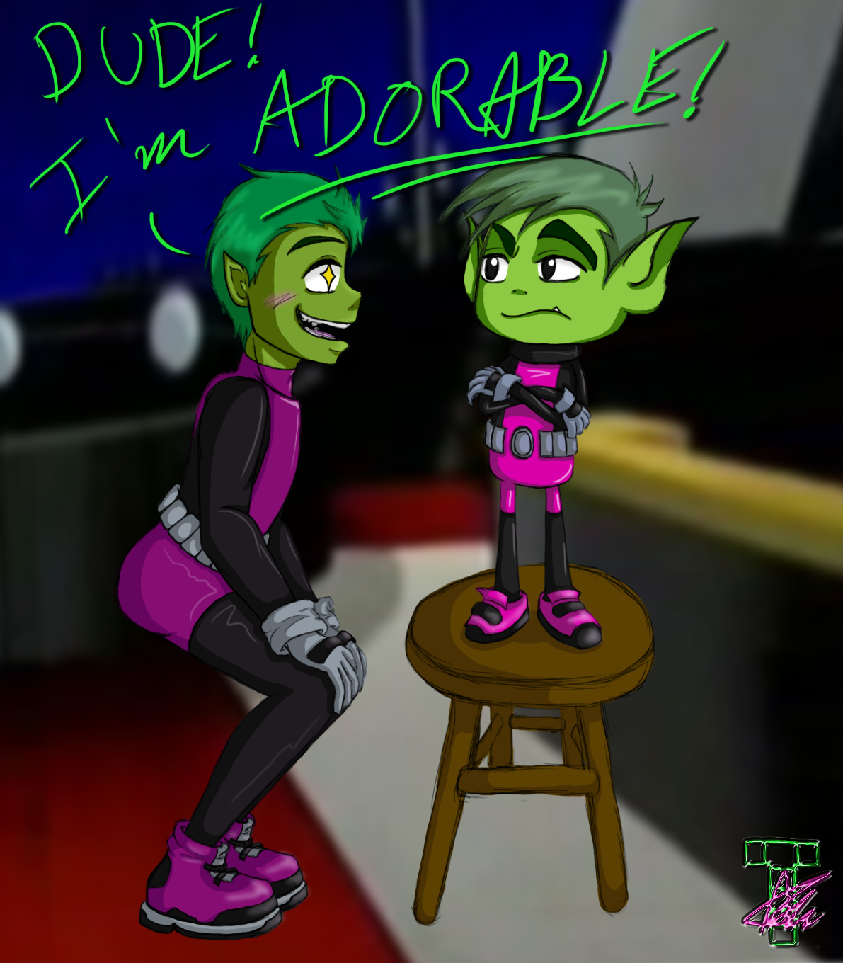 Beast Boy and Beast Boy