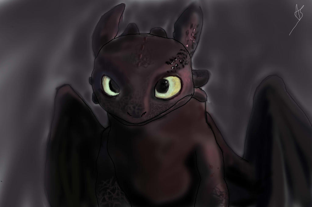 Toothless by AlenaChan98 on DeviantArt