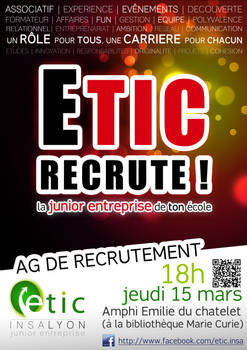 Poster Recruitement J.E.