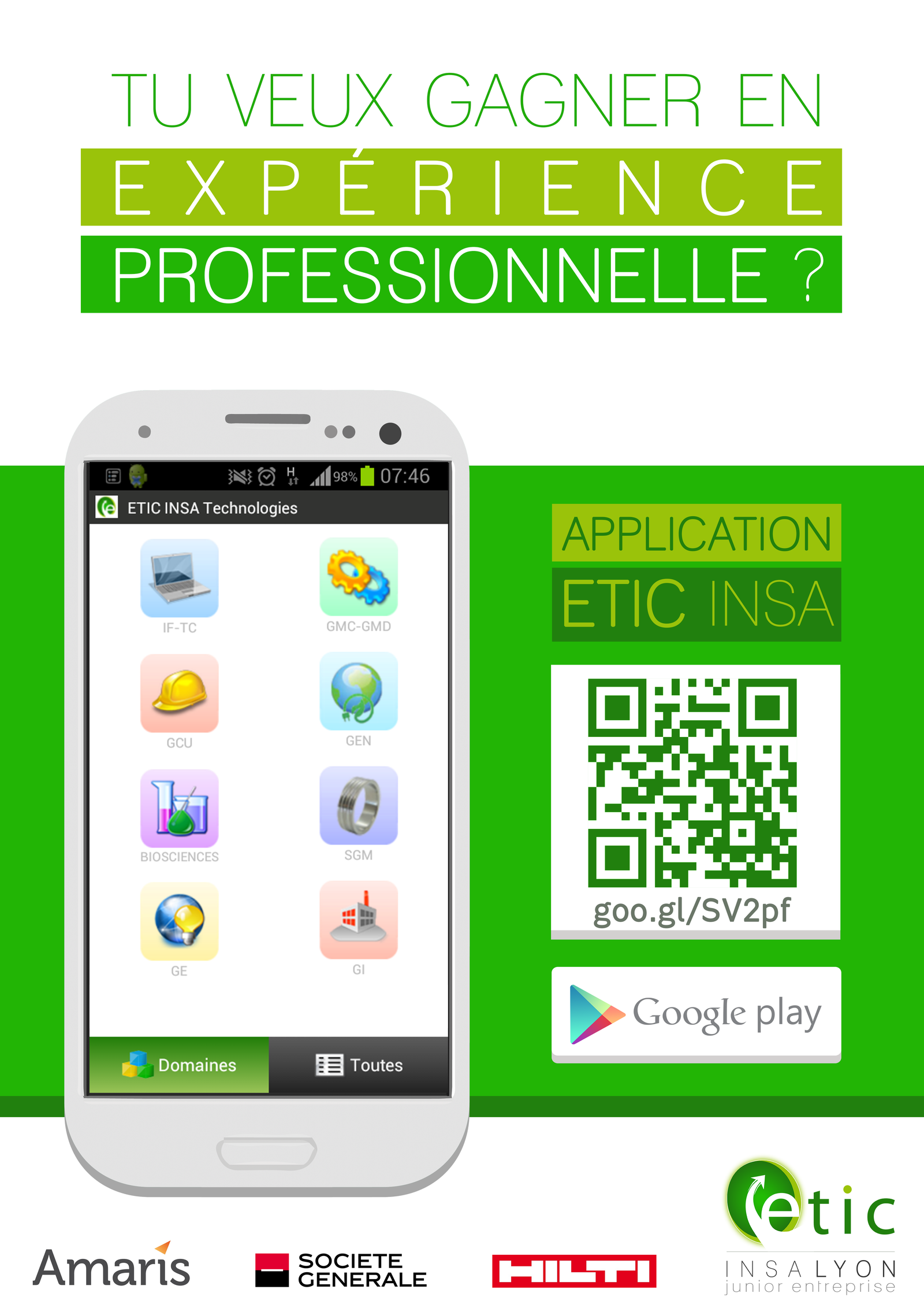 Poster for ETIC Android App