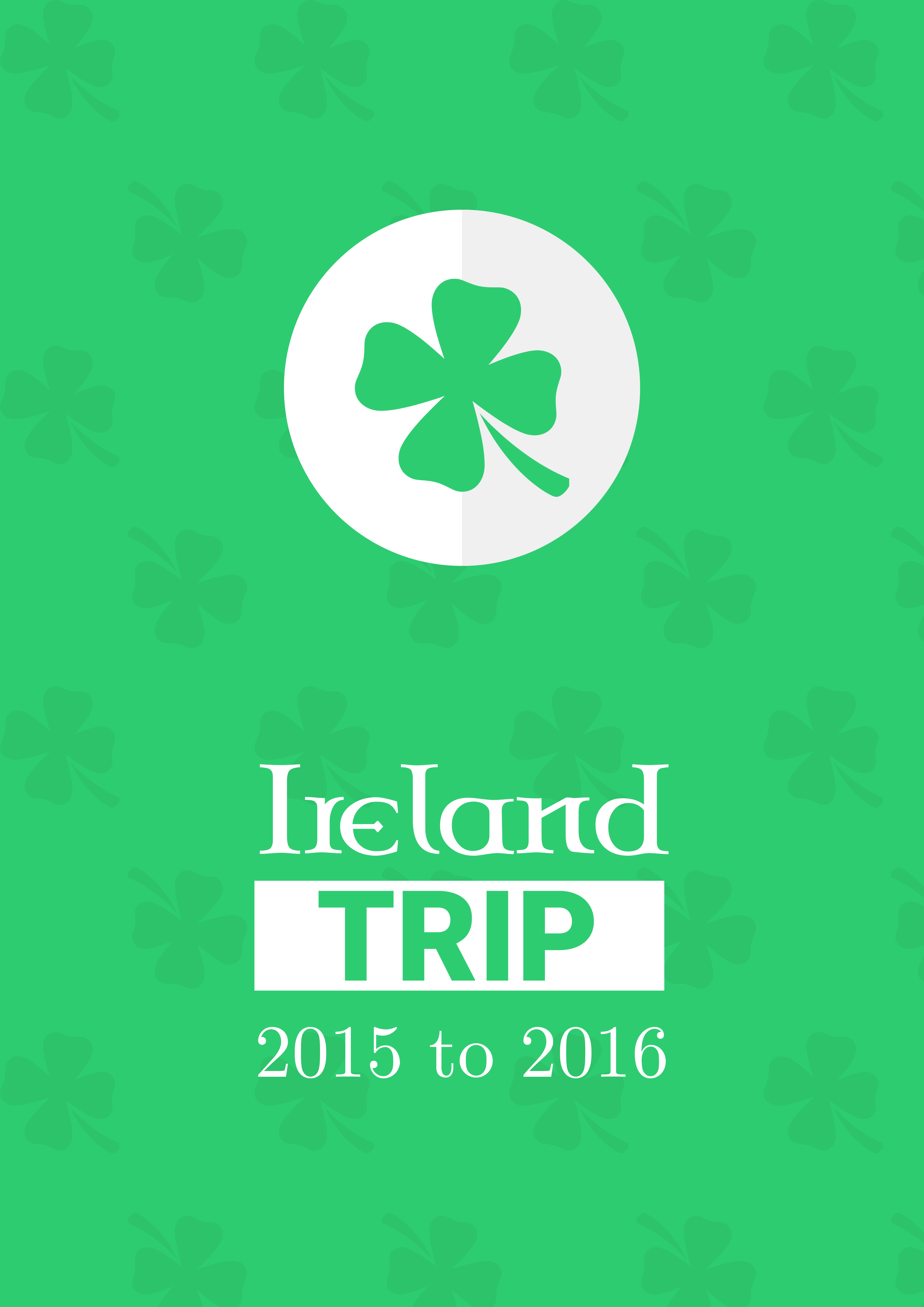 Poster Ireland Trip 2015 - 2016