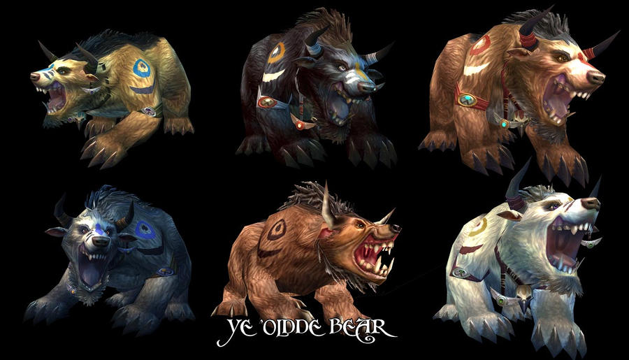 Bear Skin Rune wow:new tauren druid bear skin by wolfs-fang on DeviantArt