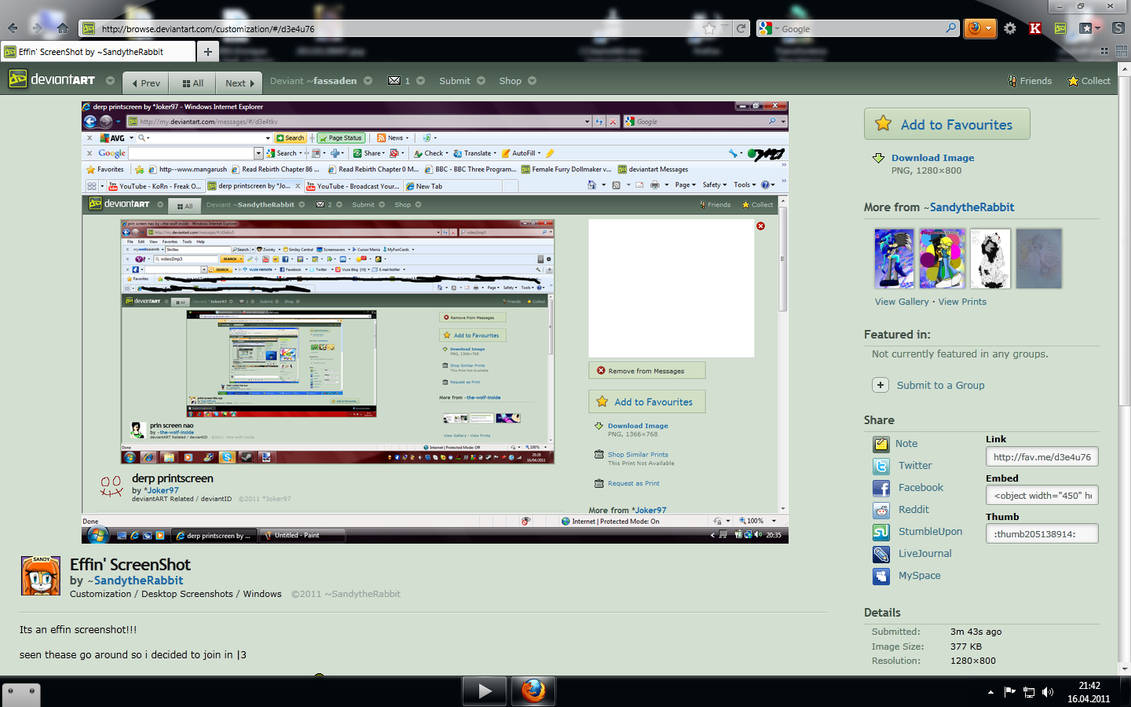 Screen in screen in screen... by fassaden on DeviantArt