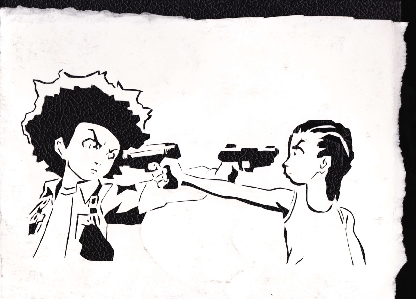 Huey and Riley Stencil by HeartThrobTawd on DeviantArt