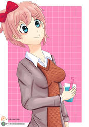 Sayori DDLC Fanart